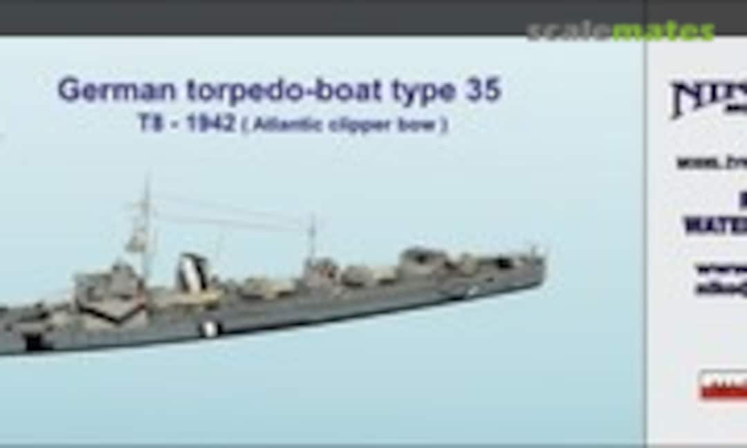 1:700 German torpedo-boat type 35 T8 1942 ( Atlantic clipper bow ) (Niko Model 7112) 7112