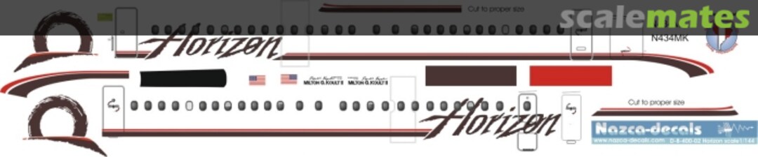 Boxart Dash-8 Horizon D8-400-02 Nazca decals Boxart Dash-8 Horizon D8-400-02 Nazca decals