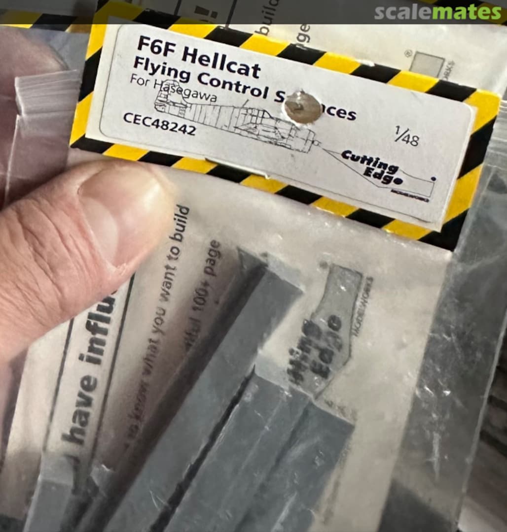 Boxart F6F Hellcat Flying Control Surfaces CEC48242 Cutting Edge Modelworks Boxart F6F Hellcat Flying Control Surfaces CEC48242 Cutting Edge Modelworks