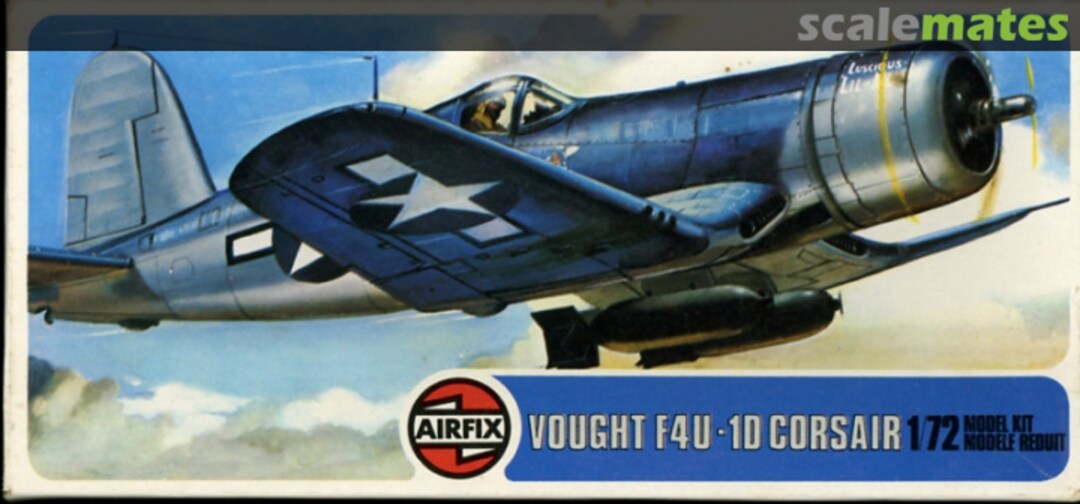 Boxart Vought F4U-1D Corsair 02054-3 Airfix Boxart Vought F4U-1D Corsair 02054-3 Airfix