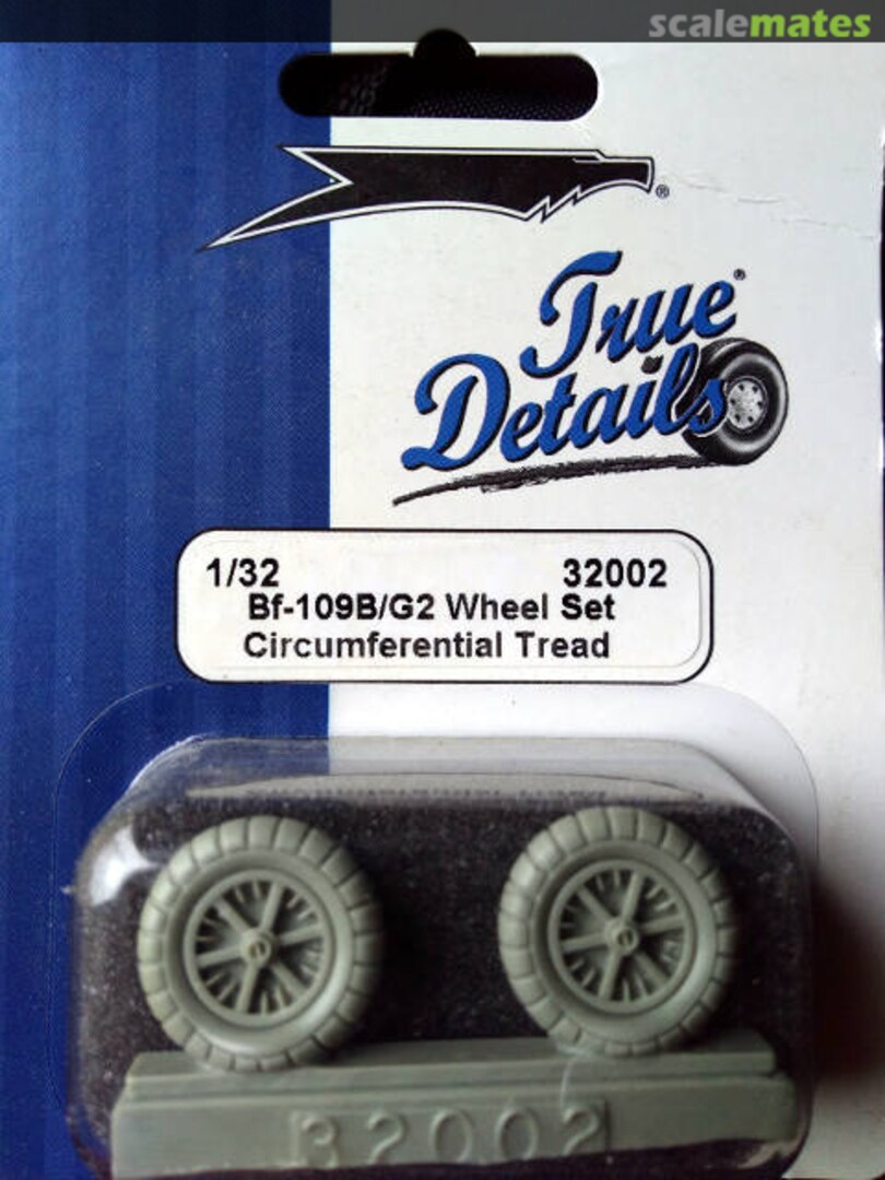 Boxart Bf109B to Bf109G-2 Wheels 32002 True Details Boxart Bf109B to Bf109G-2 Wheels 32002 True Details