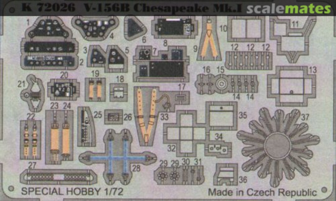 Boxart Vought V-156B Chesapeake Mk.I K 72026 MPM Production Boxart Vought V-156B Chesapeake Mk.I K 72026 MPM Production