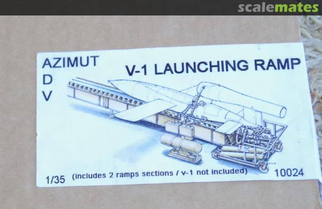 Boxart V-1 Launching Ramp 10024 ADV Azimut Boxart V-1 Launching Ramp 10024 ADV Azimut