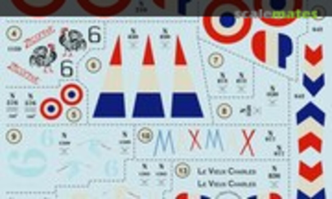 1:72 French Nieuport 10, 11, 16 (Print Scale 72-257) 72-257