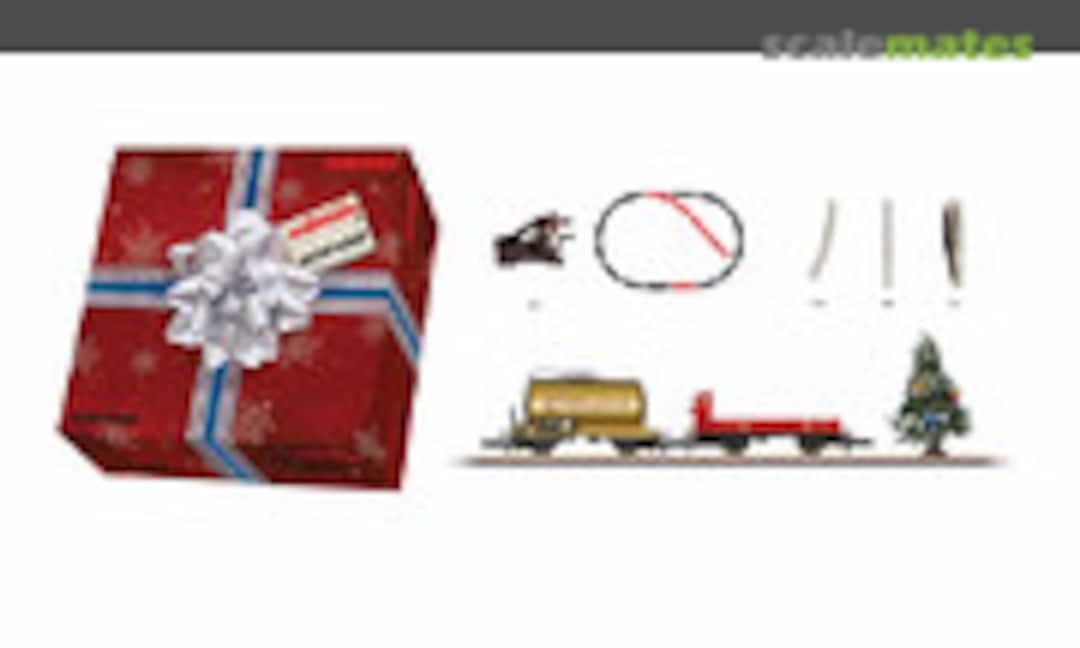 Christmas supplement pack. Wagenset with siding and Christmas tree. (Märklin 82720)