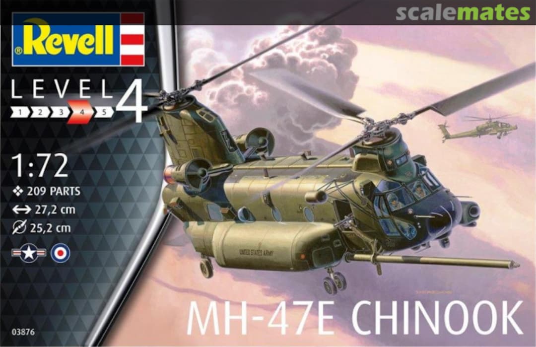 Boxart MH-47E Chinook 03876 Revell Boxart MH-47E Chinook 03876 Revell