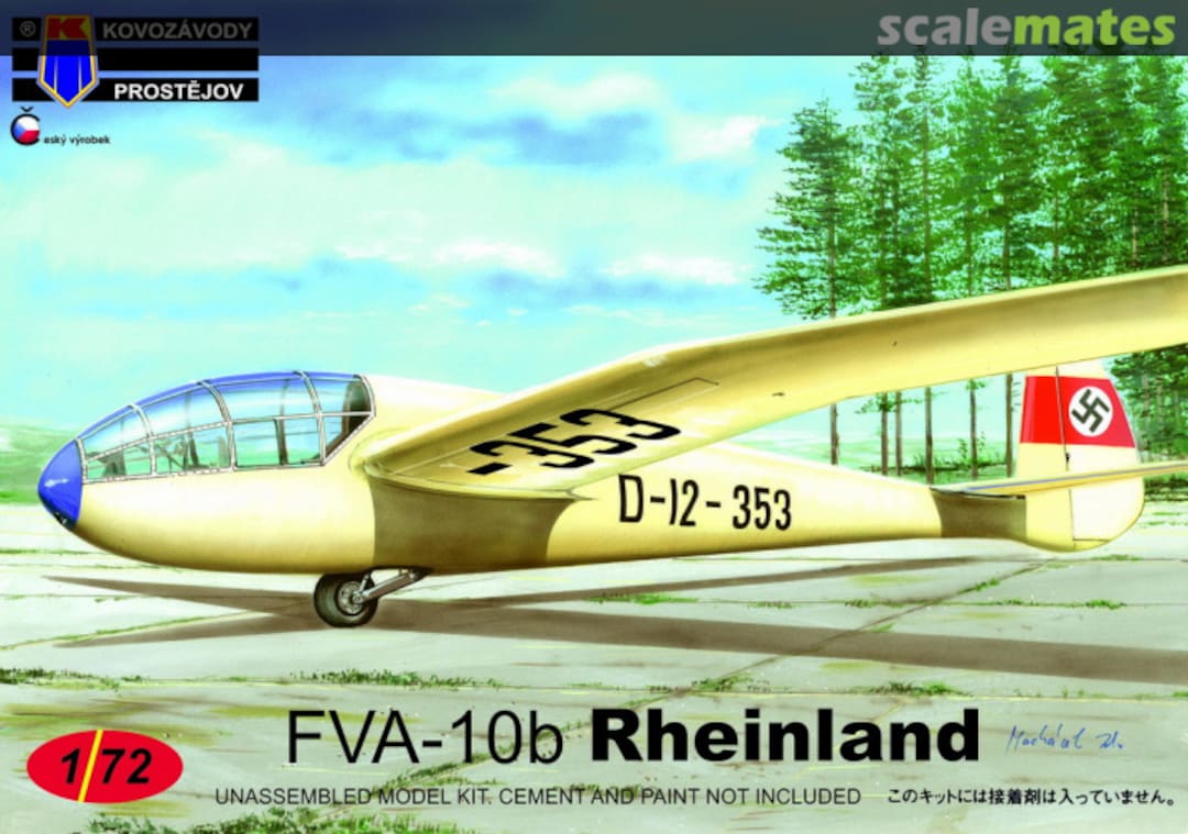 Boxart FVA-10b Rheinland 'German service' KPM 0153 Kovozávody Prostějov Boxart FVA-10b Rheinland 'German service' KPM 0153 Kovozávody Prostějov