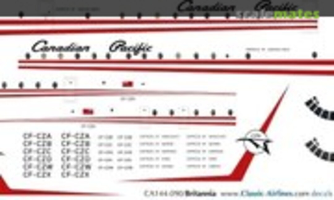 1:144 Canadian Pacific Britannia (Classic Airlines CA144-090) CA144-090