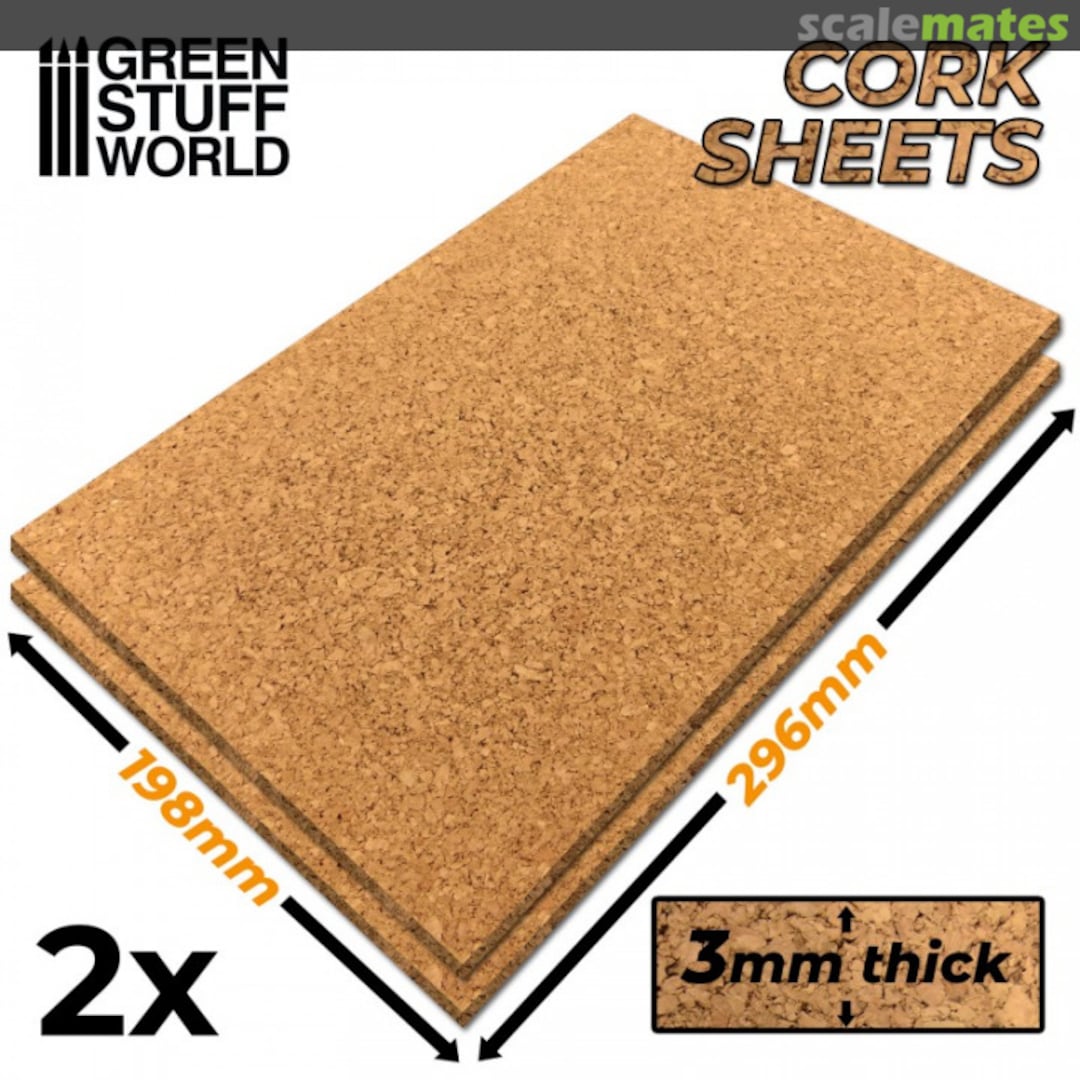 Boxart Cork Sheets 8436574509571ES Green Stuff World Boxart Cork Sheets 8436574509571ES Green Stuff World