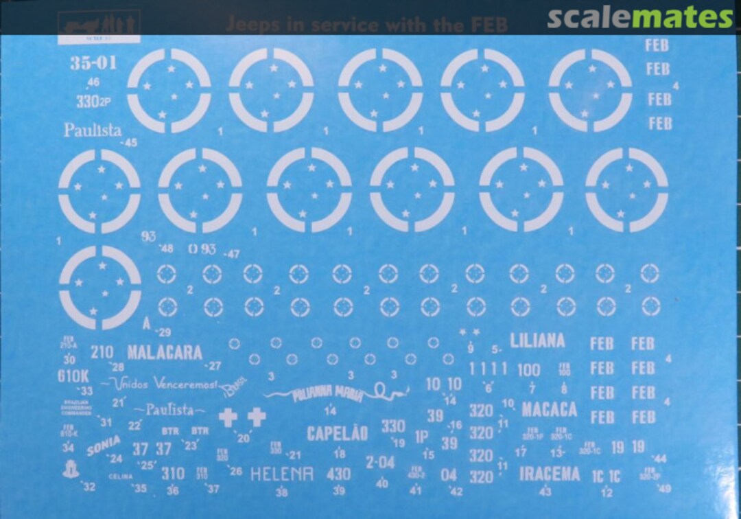 Boxart Jeeps in service with FEB 35-01 Scale 35 Boxart Jeeps in service with FEB 35-01 Scale 35