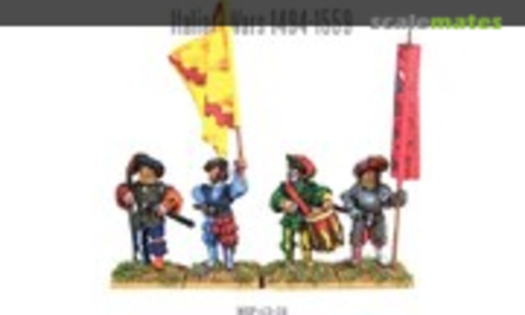 28mm Landsknecht Command Standing (Warlord Games WGP-LS-24) WGP-LS-24