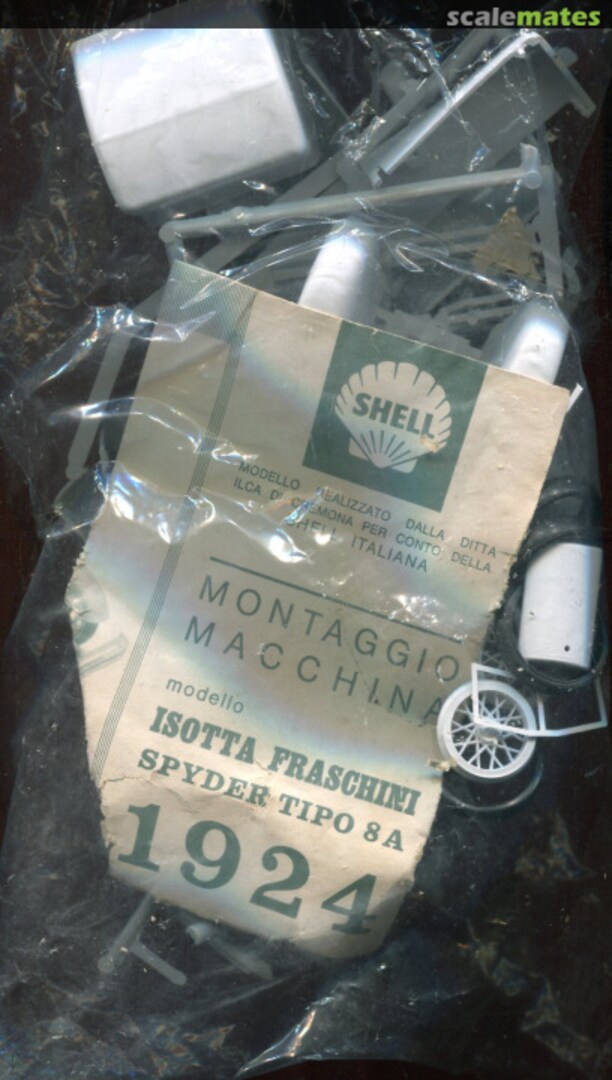 Boxart Isotta-Fraschini Spyder 8A 1924 ? Montaggio Macchina Shell Boxart Isotta-Fraschini Spyder 8A 1924 ? Montaggio Macchina Shell