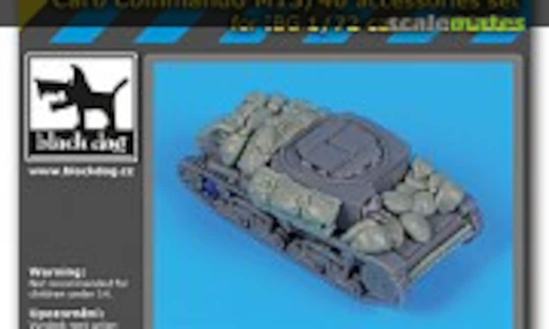 1:72 Caro comando M13/40 accessories set (Black Dog T72161) T72161