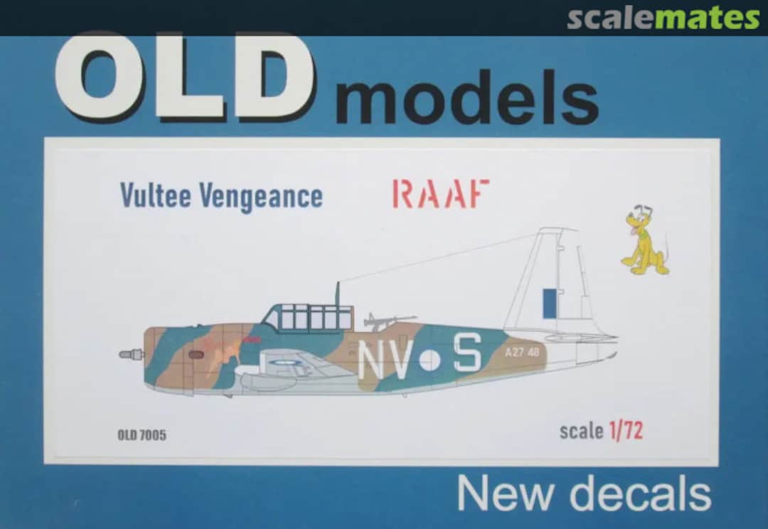 Boxart Vultee Vengeance OLD7005 Old Model Kits