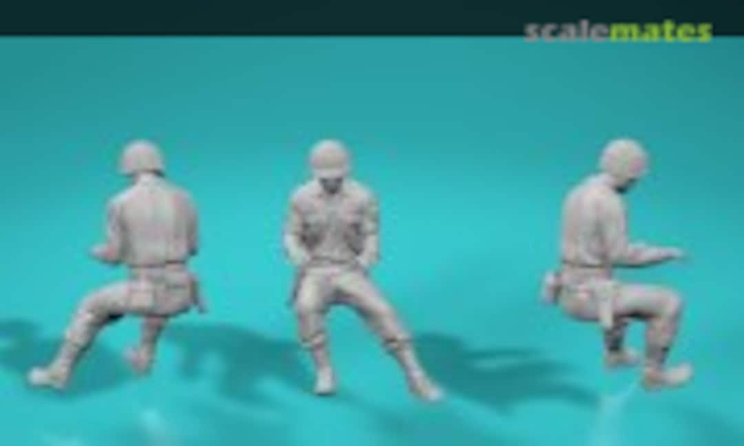 1:72 World War II Music - American Soldier - Pose No. 1 (EMP3d 99201195-72) 99201195-72