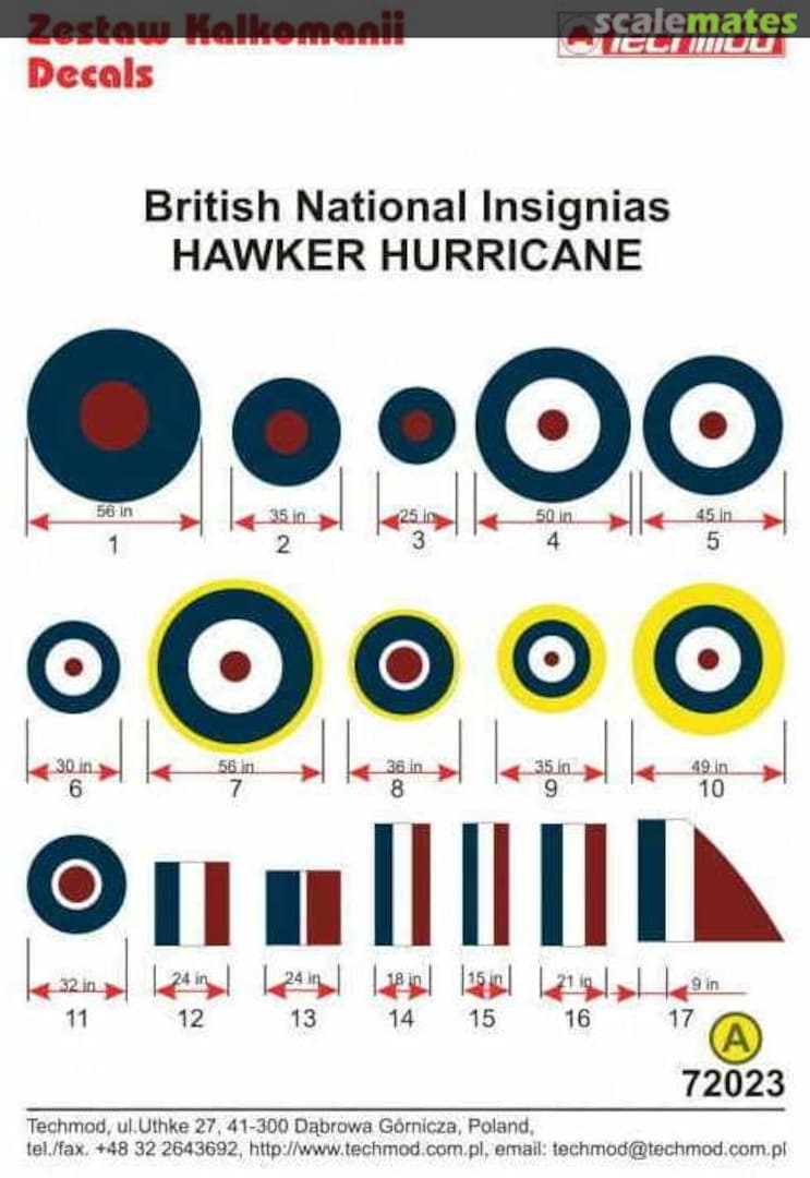 Contents British National Insignias Part II 72023B Techmod