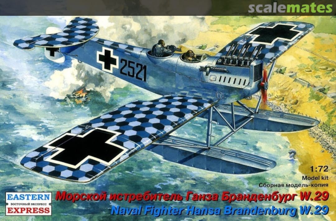 Boxart Naval Fighter Hansa Brandenburg W29 72163 Eastern Express Boxart Naval Fighter Hansa Brandenburg W29 72163 Eastern Express