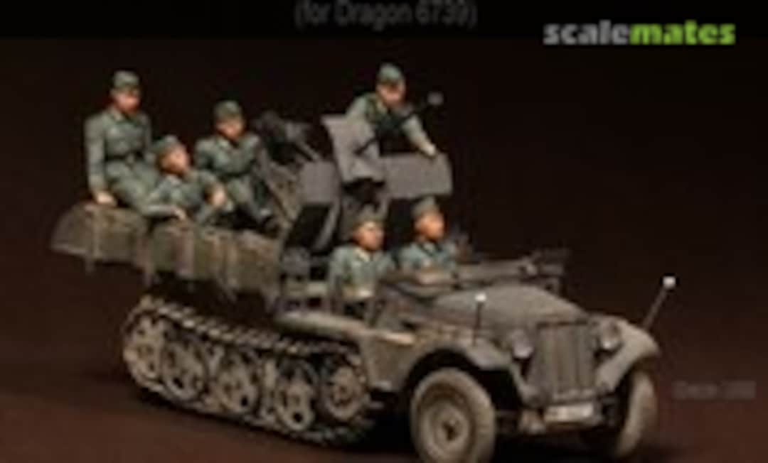 1:35 Crew for Sd.Kfz.10/4 fur 2cm FlaK 30 (SOGA Miniatures SOGA-3) SOGA-3