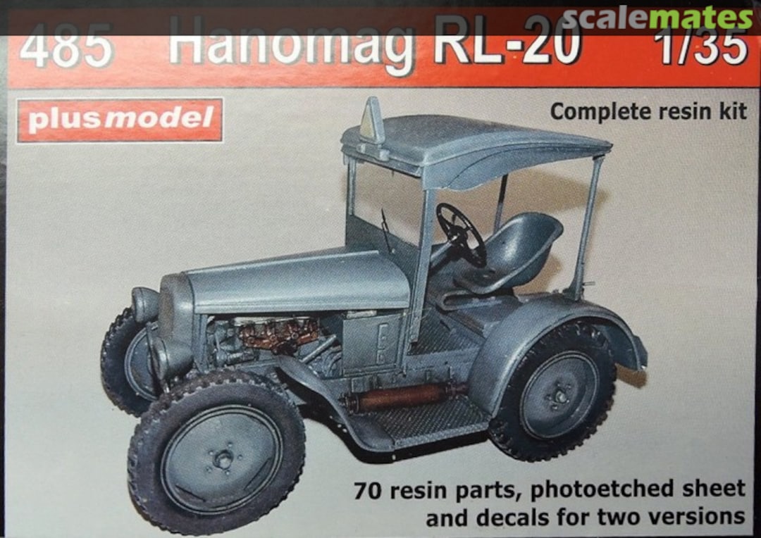 Boxart Hanomag RL-20 485 PlusModel Boxart Hanomag RL-20 485 PlusModel