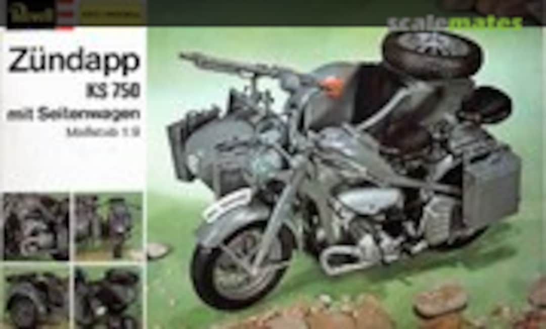 1:9 Zündapp KS 750 mit Seitenwagen (Revell/ESCI H-2202)