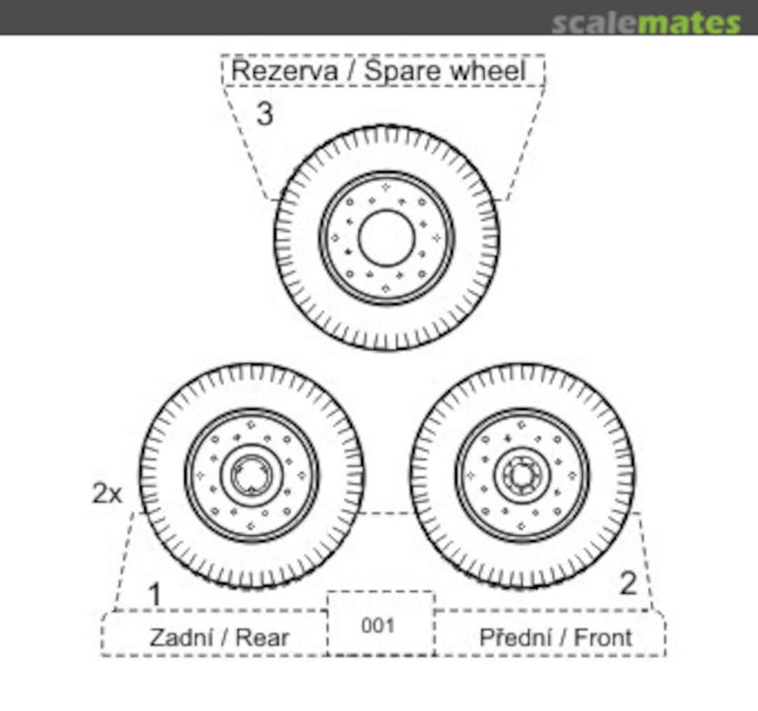Boxart Chevr.15cwt4x2Canada wheels9x16 Cros(Dunlop) B35001 CMK Boxart Chevr.15cwt4x2Canada wheels9x16 Cros(Dunlop) B35001 CMK