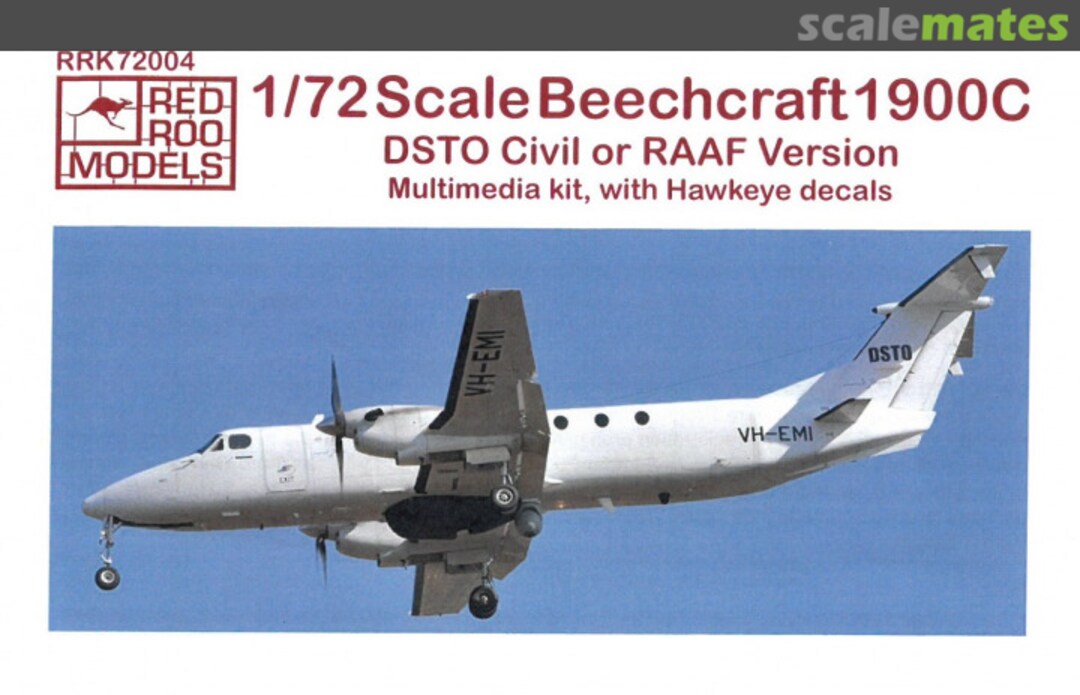 Boxart Beechcraft 1900C DSTO Civil or RAAF Version RRK72004 Red Roo Models Boxart Beechcraft 1900C DSTO Civil or RAAF Version RRK72004 Red Roo Models