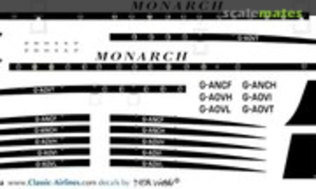1:144 Monarch Britannia (Classic Airlines CA144-091) CA144-091