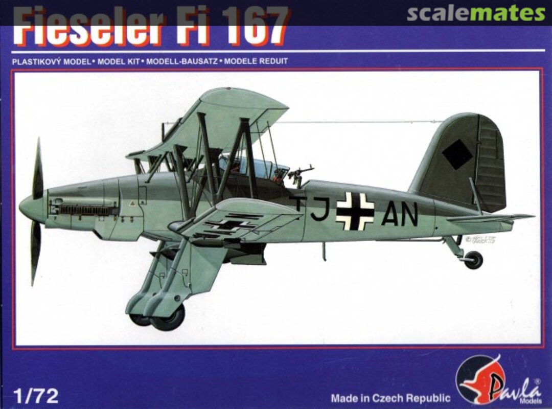 Boxart Fieseler Fi 167 72001 Pavla Models