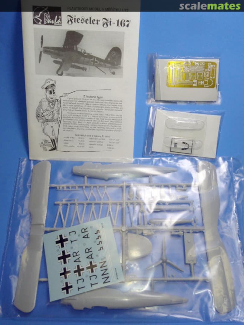 Contents Fieseler Fi 167 72001 Pavla Models
