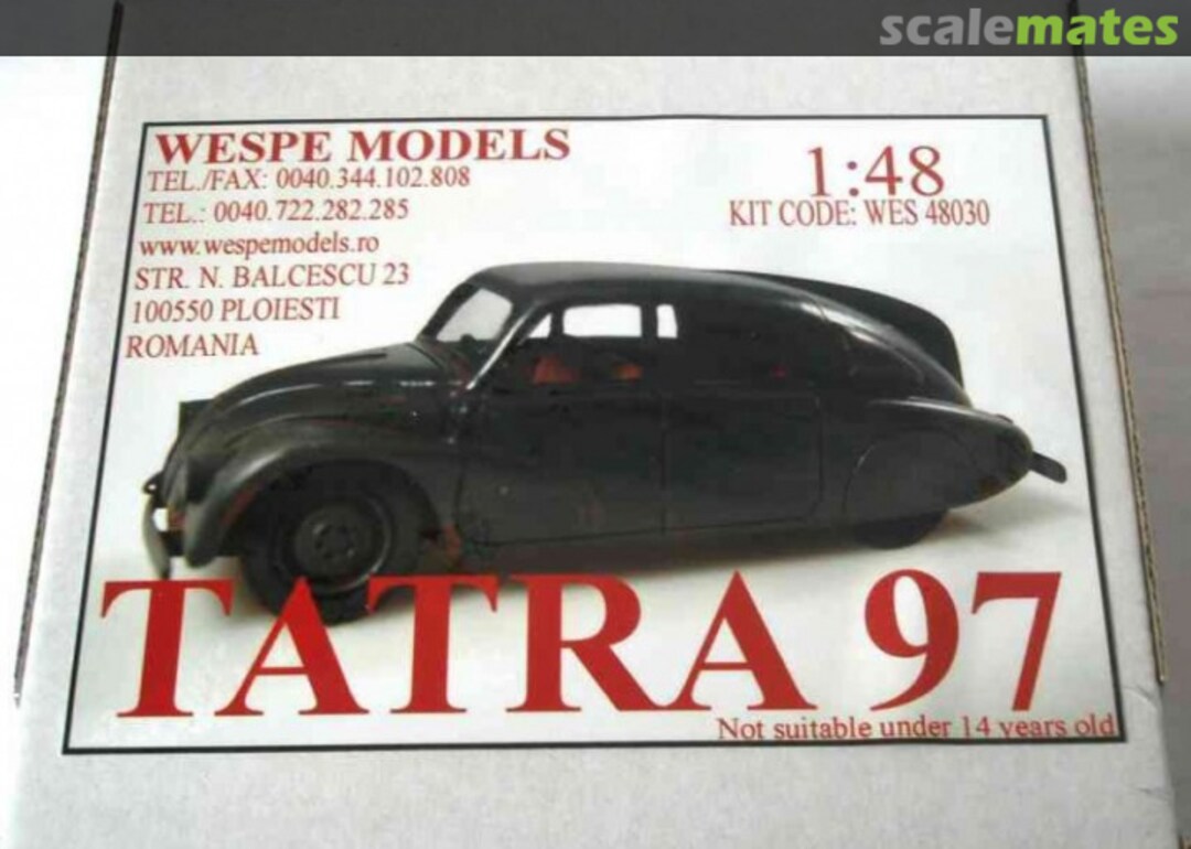 Boxart Tatra 97 WES 48030 Wespe Models
