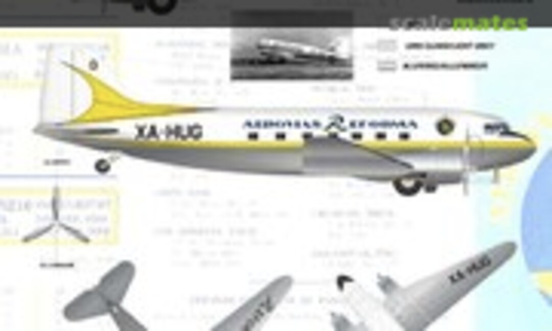 1:48 AEROVIAS REFORMA DC-3 (8aDecs 7909-401-48) 7909-401-48