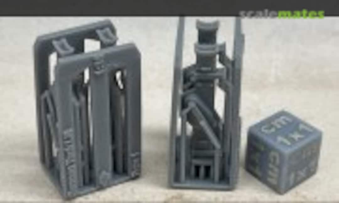 1:25 German tank jack lift - type 1 - 2 pieces (EMP3d 25041012) 25041012