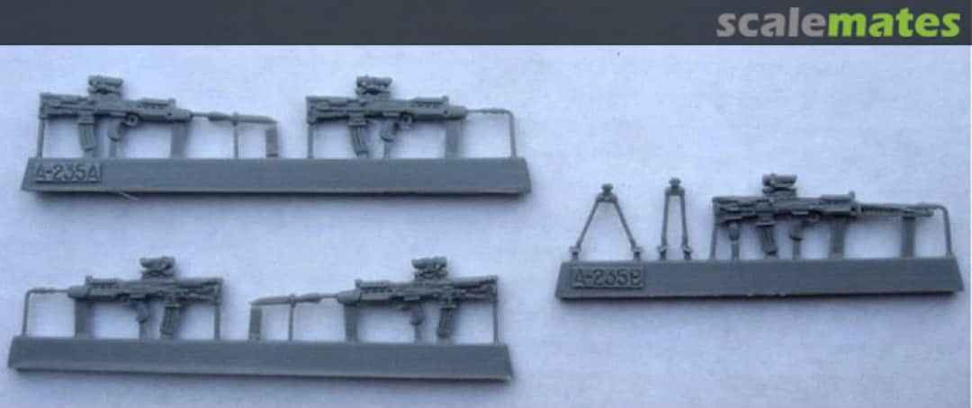 Boxart L85A1 and L86A1 British modern rifles A235 Tank Boxart L85A1 and L86A1 British modern rifles A235 Tank