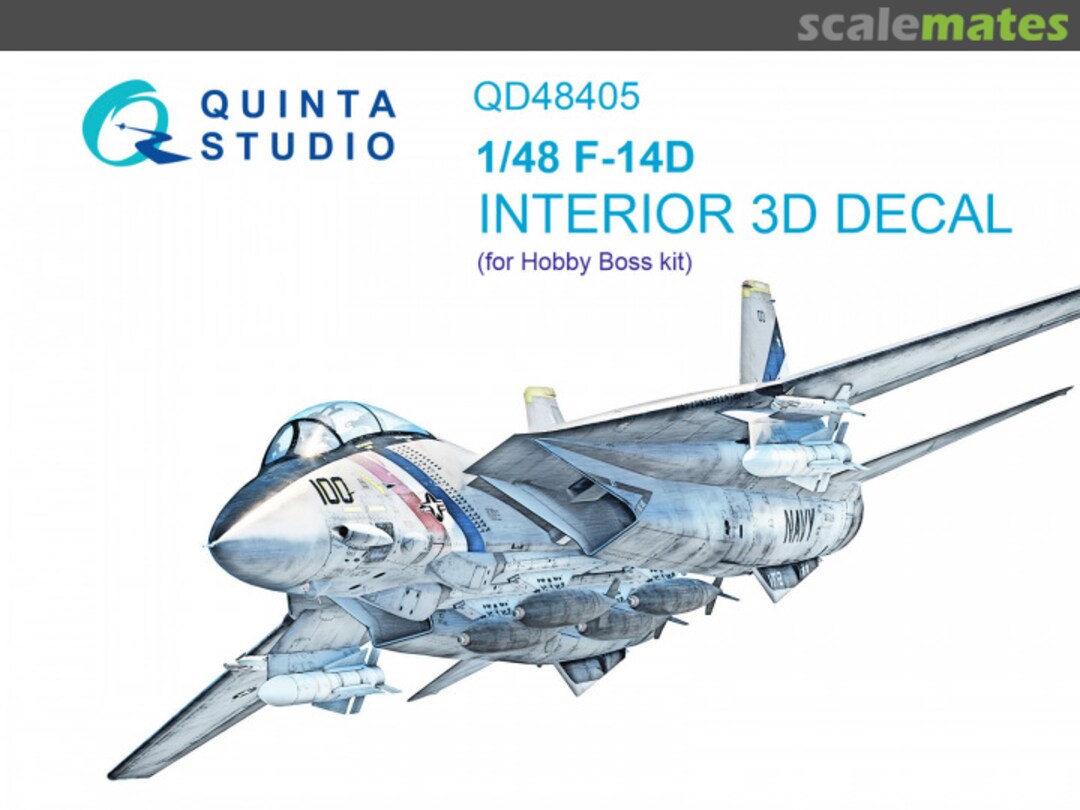 Boxart F-14D interior 3D decals QD48405 Quinta Studio Boxart F-14D interior 3D decals QD48405 Quinta Studio