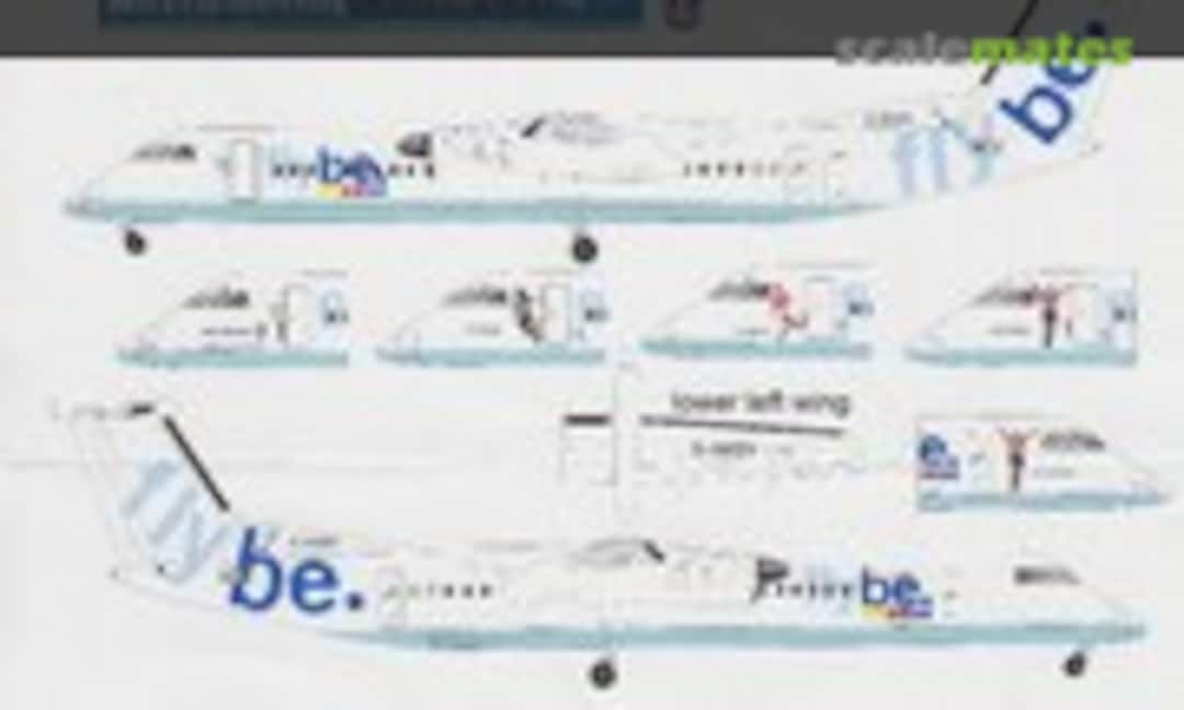 1:144 Dash-8 Flybe (Nazca decals D8-400-04) D8-400-04