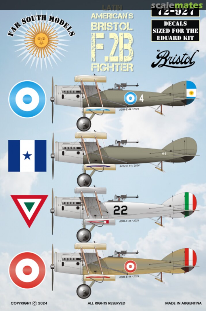 Boxart Bristol F.2B fighter 72-927 Far South Models Boxart Bristol F.2B fighter 72-927 Far South Models