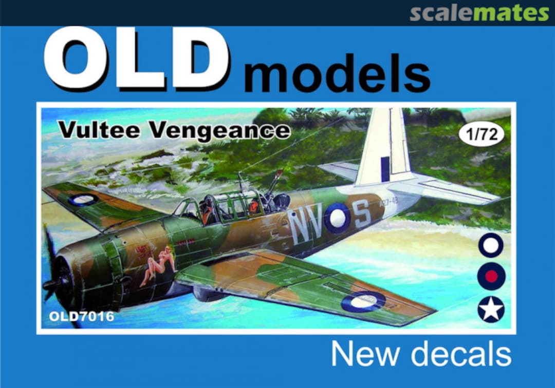 Boxart Vultee Vengeance OLD7016 Old Model Kits Boxart Vultee Vengeance OLD7016 Old Model Kits