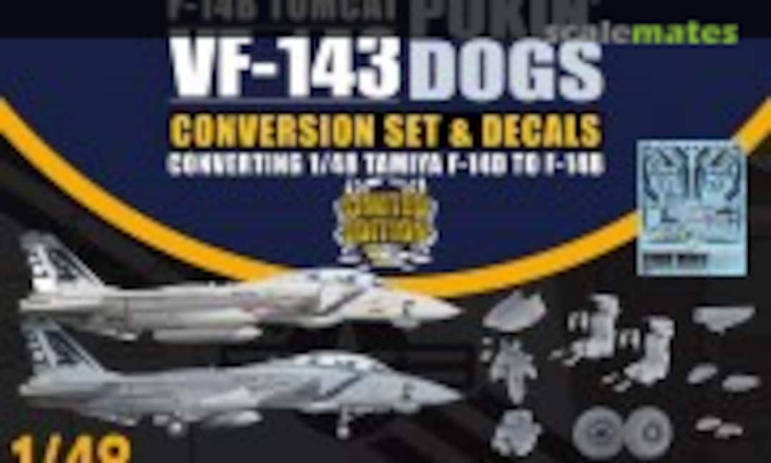 1:48 F-14B Tomcat VF-143 Pukin' Dogs Conversion Set & Decals (Double Xcellent Model DXM-S0002P2) DXM-S0002P2