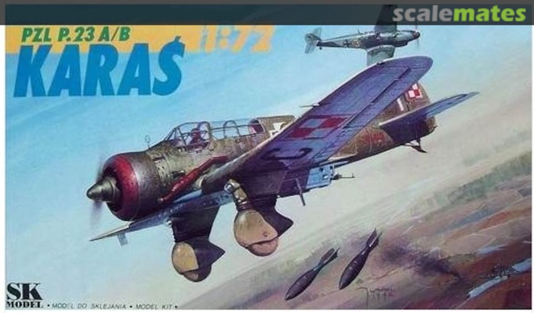 Boxart PZL P.23 A/B Karas 80247 SK Model