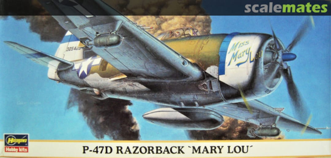Boxart P-47D Razorback 'Mary Lou' 00026 Hasegawa Boxart P-47D Razorback 'Mary Lou' 00026 Hasegawa