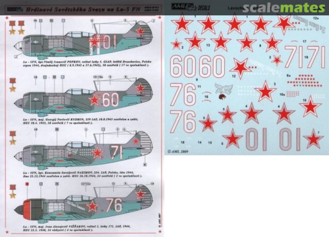 Boxart Soviet Aces in La-5FN AMLD7252 AML Boxart Soviet Aces in La-5FN AMLD7252 AML
