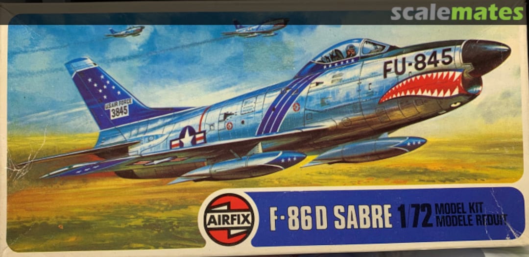 Boxart F-86 D Sabre 02061-1 Airfix