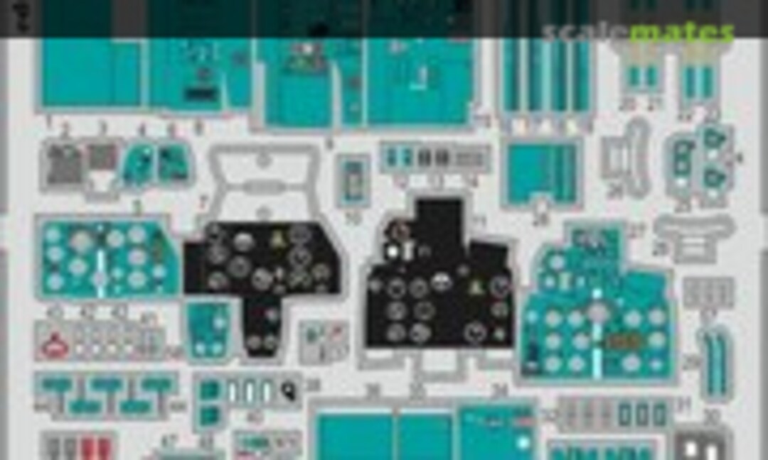 1:48 MiG-21UM interior S.A. (Eduard FE710) FE710