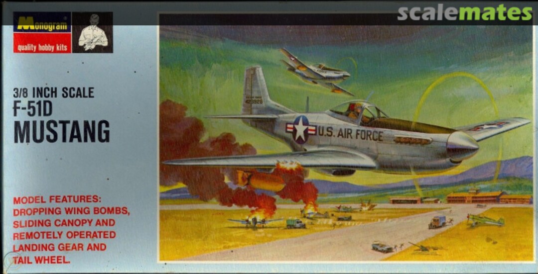 Boxart F-51D Mustang PA77 Monogram Boxart F-51D Mustang PA77 Monogram