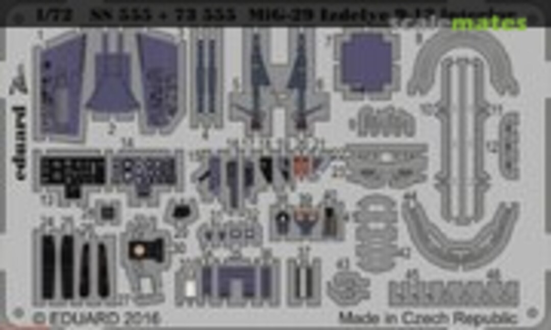 1:72 MiG-29 Izdelye 9-13 interior (Eduard SS555) SS555