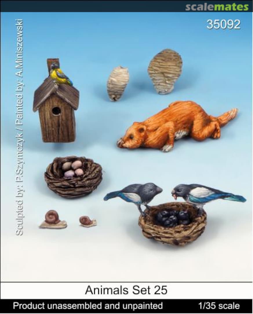 Boxart Animals Set 25 35092 Mantis Miniatures