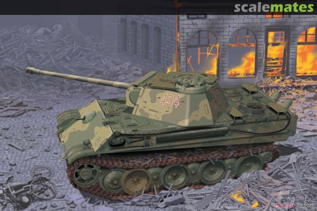 Boxart Panther Ausf.G Late Production w/Add-on Anti-Aircraft Armor 6897 Dragon Boxart Panther Ausf.G Late Production w/Add-on Anti-Aircraft Armor 6897 Dragon