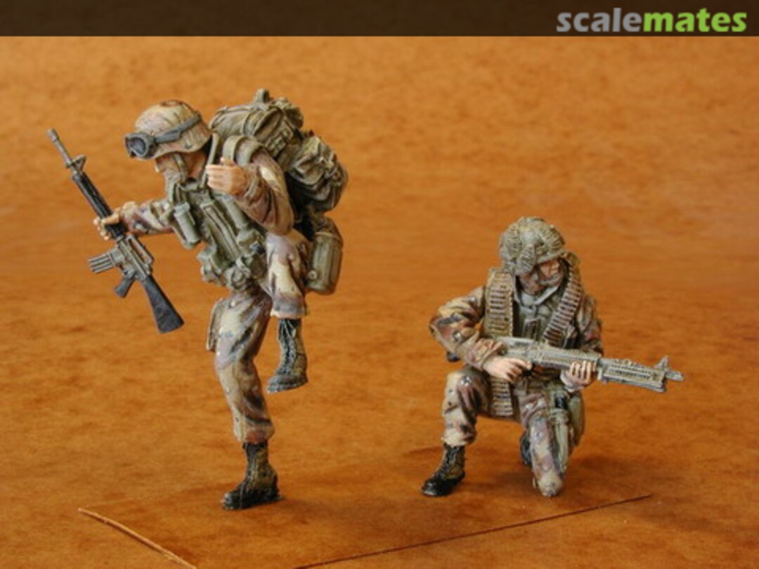 Boxart U.S. Airborne part III. (UH-60 crew) (2 fig.) F35072 CMK