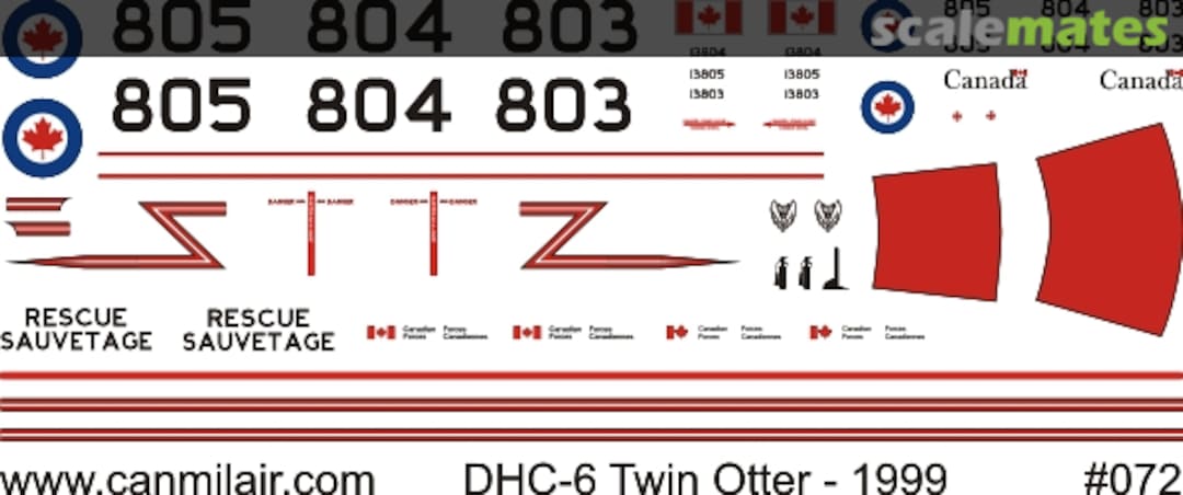 Boxart DHC CC-138 Twin Otter 072 CanMilAir Boxart DHC CC-138 Twin Otter 072 CanMilAir