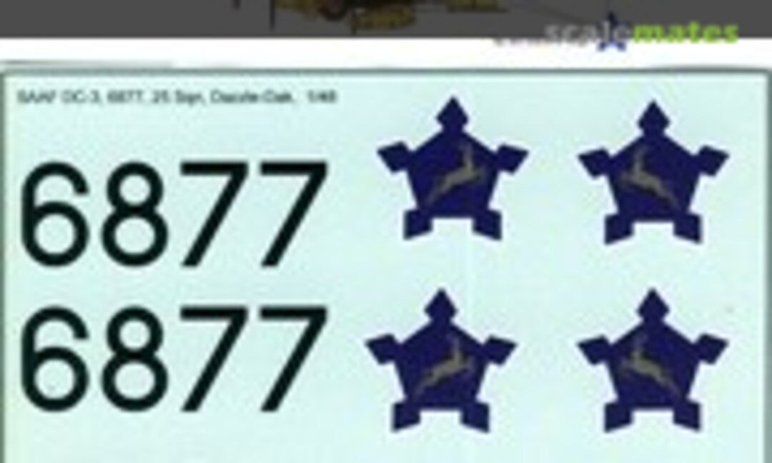 1:48 SAAF DC-3 (MAV Decals MAV-480201) MAV-480201
